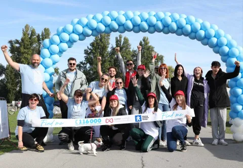 Find Me 2025 utrka, Centar za nestalu i zlostavljanu djecu, fotografija s prošlogodišnje utrke, 14.10.2025.Foto: Centar za nestalu i zlostavljanu djecu