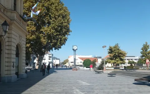 Vukovar centar, pješačka zona