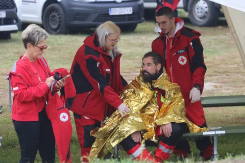 Aljmaš, 16. 10. 2025, Aljmaš, pristanište, Pokazna vježba Aljmaš 2025, -snage CZ-a....snimio GOJKO MITIĆ