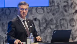 Zagreb, 16.10.2025. - Održana je sjednica Vlade Republike Hrvatske.Na fotografiji Andrej Plenković.&nbsp;foto HINA/ Edvard &Scaron;U&Scaron;AK /es