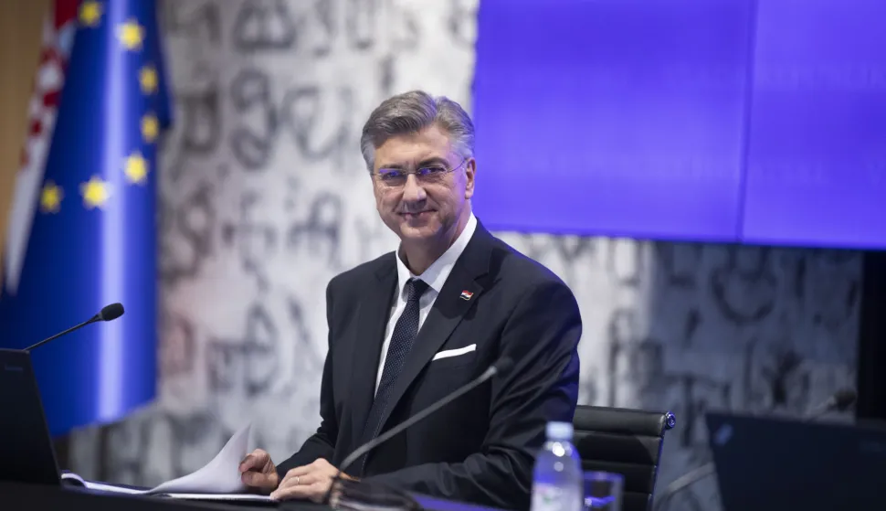 Zagreb, 09.10.2025 - 119. sjednica Vlade. Na fotografiji Andrej Plenković. foto HINA/ Daniel KASAP/ dk