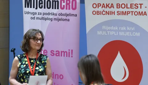 18..06.2024., Zagreb- Predstavljanje rezultata velikog medjunarodnog istrazivanja Economist Impacta "Multipli mijelom u Srednjoj Europi i Baltiku". Photo: Sandra Simunovic/PIXSELL