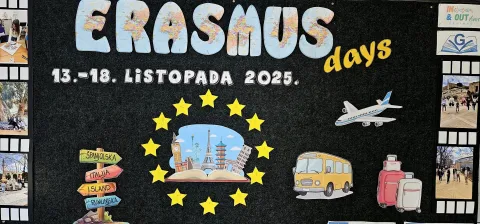 Erasmus Days u O&Scaron; Grigor Vitez Osijeklistopad 2025.USTUPLJENA FOTOGRAFIJA