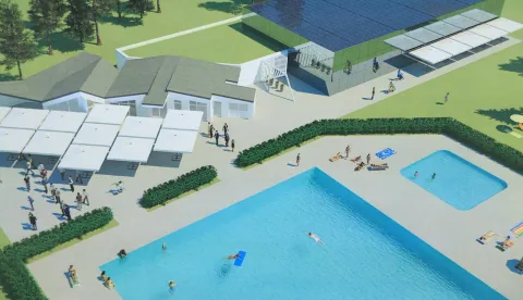 Budući izgled SRC Bazeni u Kneževim Vinogradima