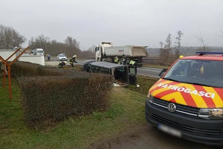 Prometna nesreća u Pitomači u kojoj su poginule dvije osobe