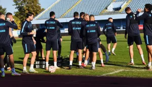 Dobro raspoloženje u momčadi Cibalije uoči dolaska HrvacaFOTO: HNK CIBALIA