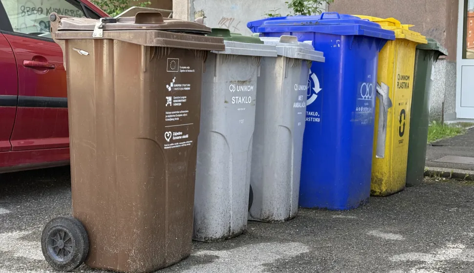 Osijek, 23. 04. 2025., sortiranje, otpad, smeće,UNIKOM; kanteSNIMIO BRUNO JOBST