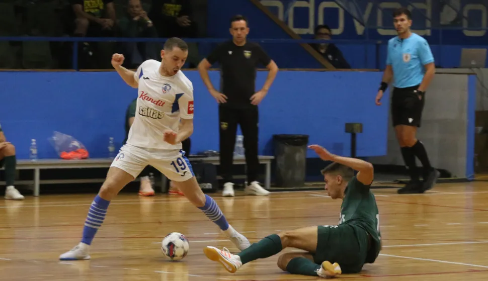 Osijek, 04. 10. 2025, SD Zrinjevac, futsal, Osijek Kandit - Futsal Istra Pula, SuperSport HMNL.snimio GOJKO MITIĆ