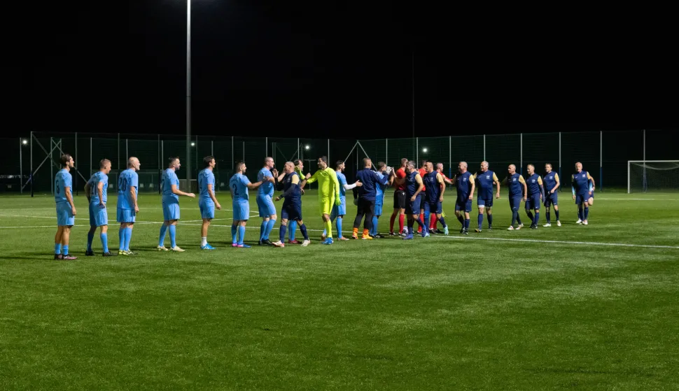 Osijek, 24. 10. 2025. Humanitarna utakmica povodom liječničkog kongresahumanitarna utakmica; liječnički kongres; liječnici; utakmica