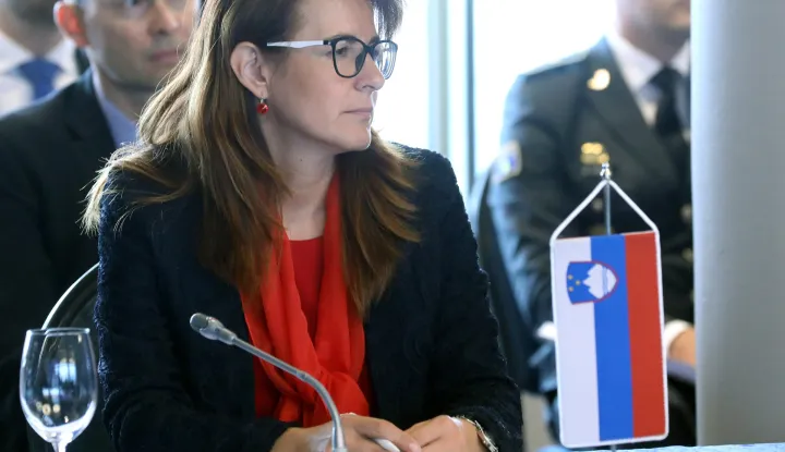 Zagreb, 13.07.2018. - Posebni sastanak ministara obrane Američko-jadranske povelje (A5). Na fotografiji ministrica obrane Slovenije Andreja Katič. foto HINA/ Lana SLIVAR DOMINIĆ/ lsd