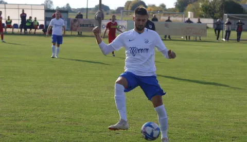 Osijek, 12. 10. 2025, Igralište u LIvani, nogomet, Tomislav - Bratstvo (Jagodnjak), Prva ŽNL Osječko - baranjska.snimio GOJKO MITIĆ