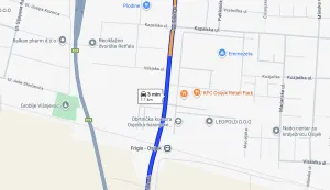 Prometni krkljanci u Svilajskoj ulici - ilustracija