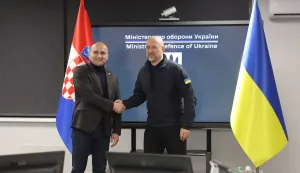 Potpredsjednik Vlade Republike Hrvatske i ministar obrane Ivan Anušić sastao se danas, 27. listopada 2025., u Kijevu s ministrom obrane Ukrajine Denisom Šmihalom.