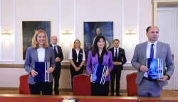 Ugovori EFOS, OBŽ i HUPedukacija poduzetnikaOberman Peterka, Tramišak, SarićOsijek, 28. listopada 2025.FOTO: OBŽ