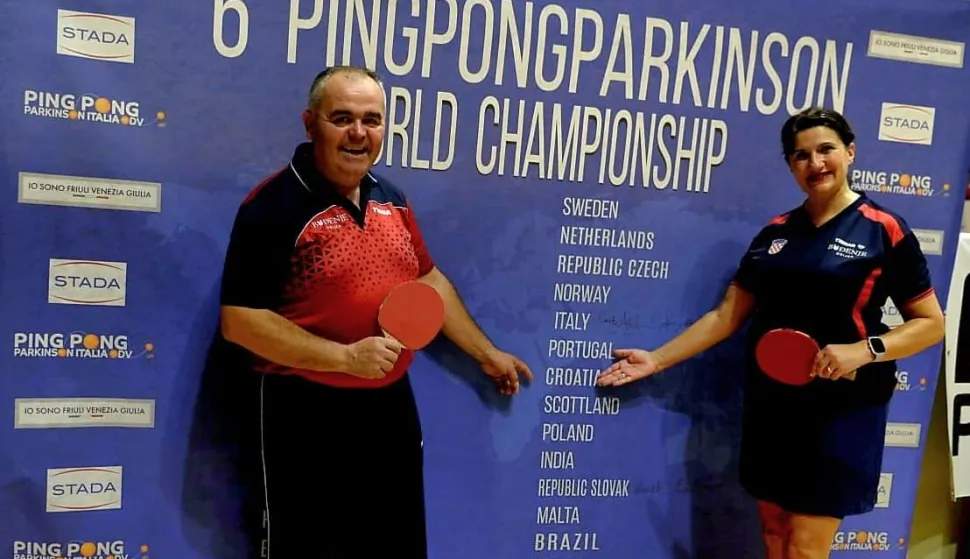 Renata Ivanković i Darko Gazdić dobri na SP osoba oboljelih od Parkinsonove bolesti