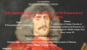  "The Zrinski Family and the Era of Ottoman Rule in Hungary and Croatia plakat