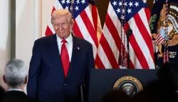 U.S. President Donald Trump delivers remarks at the U.S. Ambassador's Residence in Tokyo, Japan, October 28, 2025. REUTERS/Evelyn Hockstein Photo: Evelyn Hockstein/REUTERS