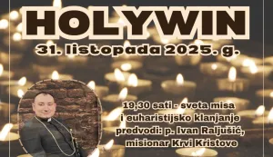 Holywin u Županji, plakat