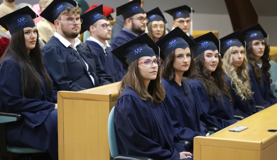 Osijek, 30. 10. 2025., Medicinski fakultet Osijek, MFOS, promocija, promocija diplomiranih studenata Medicinskog fakulteta Osijek, SNIMIO BRUNO JOBST
