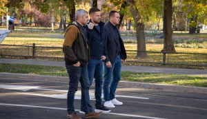 Osijek, 31. 10. 2025., Obnovljena ulica S. Radića otvorena za prometradovi; promet; Radićeva; gradonačelnik; Ivan Radić