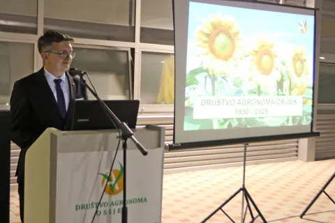Osijek, 31. 10. 2025, FAZOS, Oibiljažavanje 75. obljetnice Društva agrnonoma Osijek. Romano Jukić.snimio GOJKO MITIĆ