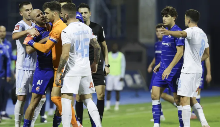 Zagreb, 01.11.2025. - Utakmica 12. kola HNL-a Dinamo - Rijeka. foto HINA/ Lana SLIVAR DOMINIĆ/ lsd