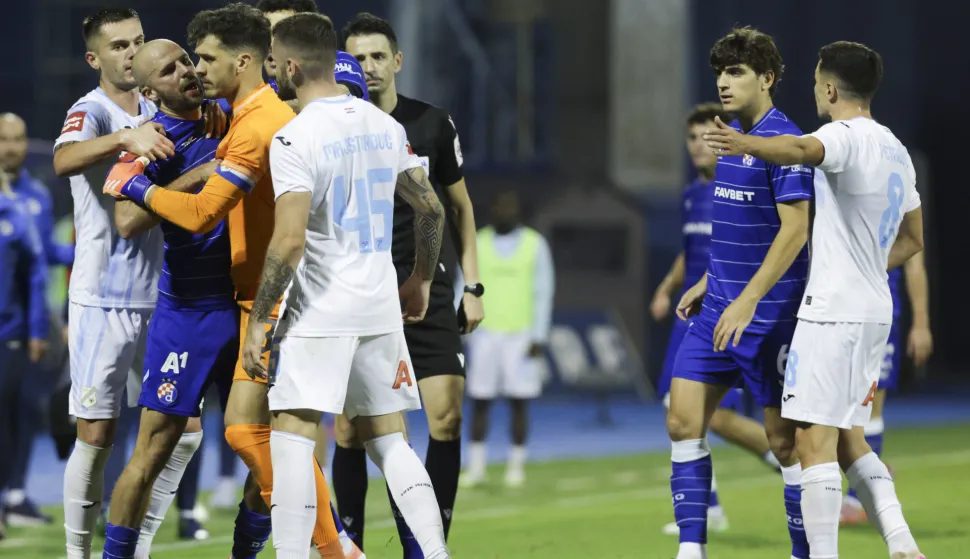 Zagreb, 01.11.2025. - Utakmica 12. kola HNL-a Dinamo - Rijeka. foto HINA/ Lana SLIVAR DOMINIĆ/ lsd