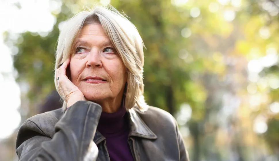 06.11.2024., Zagreb - Portreti spisateljice Julienne Busic. Photo: Emica Elvedji/PIXSELL