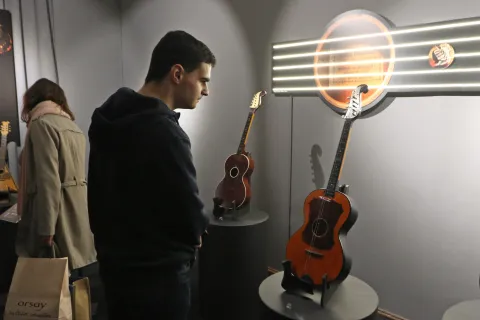 Osijek, 30. 10. 2025, Muzej Slavonije Osijek, MSO, otvorenje izložbe: Dajem vam u ruke tamburu....snimio GOJKO MITIĆ