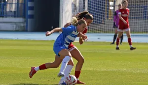 Osijek, 02. 11. 2025, Stadion Gradski vrt, nogmoet, Osijek - Split, Magenta liga nogometašica.snimio GOJKO MITIĆ