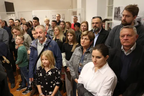 Osijek, 30. 10. 2025, Muzej Slavonije Osijek, MSO, otvorenje izložbe: Dajem vam u ruke tamburu....snimio GOJKO MITIĆ