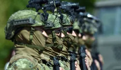 Zagreb, 22.07.2025 (novosti) - uvjezbavanje pjesackih postrojbi uoci svecanog vojnog mimohoda 31.srpnja 2025.foto Davor Kovacevicnovosti