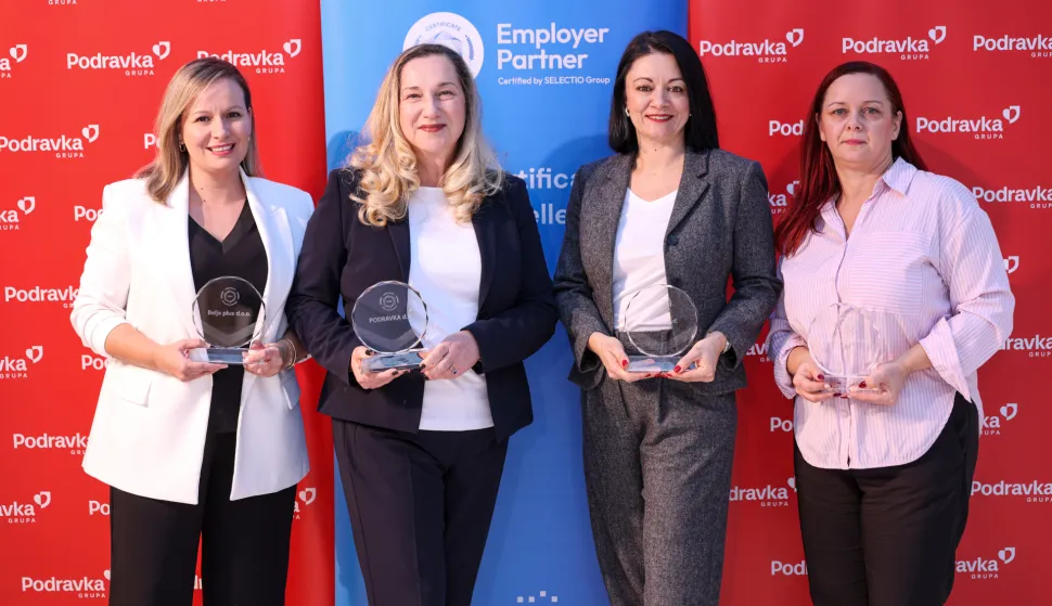 Kompanije u sastavu Grupe Podravka &ndash; Podravka d.d., Belupo d.d., Belje, Vupik i PIKVinkovci &ndash; ponosne su dobitnice prestižnog certifikata Employer Partner.