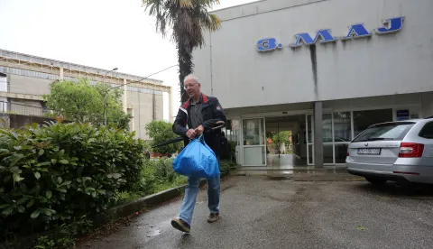 21.05.2019., Rijeka - Radnici 3. maja napustaju brodogradiiste. Photo:Goran Kovacic/PIXSELL