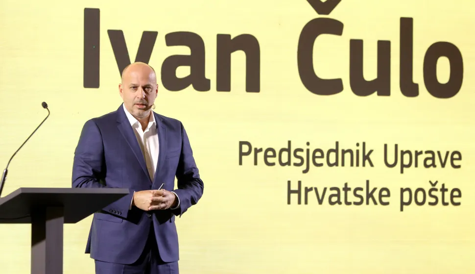 04.11.2025., Zagreb - Hrvatska posta organizirala je danas konferenciju "26 godina ispred vremena", na kojoj je predsjednik Uprave Ivan Culo prezentirao novitete u digitalizaciji i razvoju Hrvatske poste, te prikazao pogled u buducnost tvrtke temeljen na vlastitim inovacijama. Photo: Patrik Macek/PIXSELL