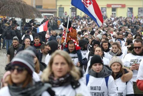 Vukovar, 18. 11. 2024., kolona sjećanja, Vukovar 2024SNIMIO BRUNO JOBST
