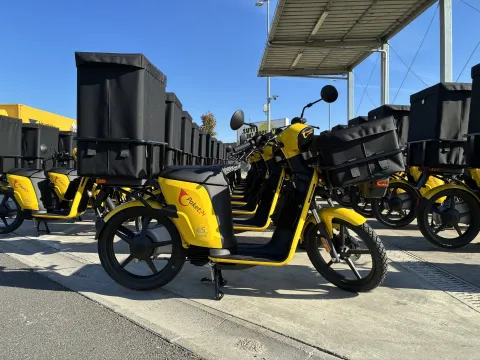 Hrvatska pošta, električni mopedi, vozni park, studeni 2025.