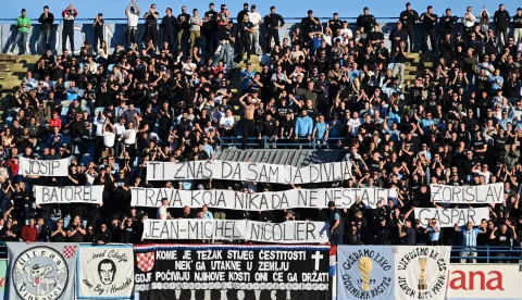 Vinkovci, 29.10.2025. - Utakmica osmine finala Hrvatskoga nogometnog kupa Cibalia - Hajduk.foto HINA/Gordan PANIĆ/ gp