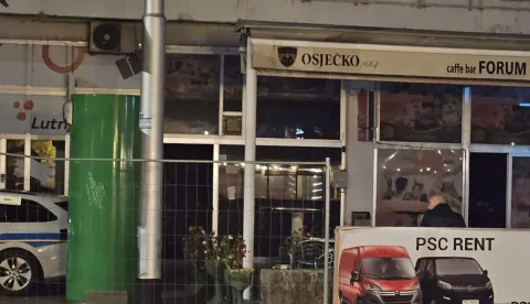 Požar u kafiću "Forum 1" na tržnici na Gajevom trgu