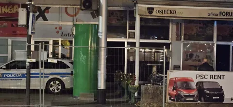 Požar u kafiću "Forum 1" na tržnici na Gajevom trgu