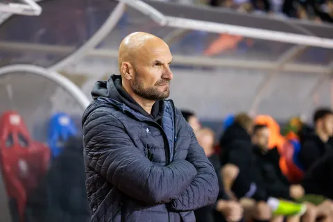 Split, 08.11.2025. - Susret 13. kola HNL-a Hajduk - Osijek. Na fotografiji Željko Sopić.foto HINA/ Miroslav Lelas/ lm