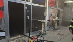 Požar u "Forumu 1", na glavnoj osječkoj tržnici