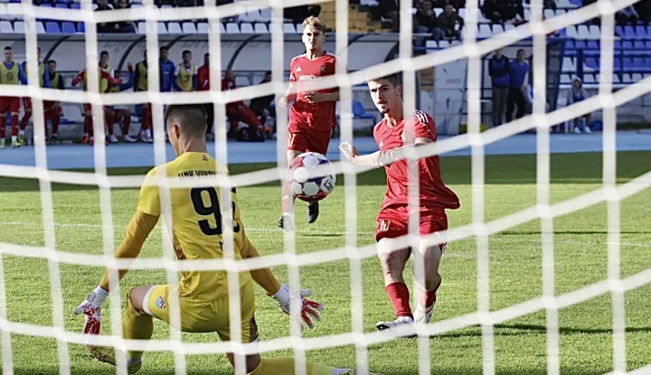 Osijek, 04. 11. 2023., stadion Gradski vrt; Zrinski Osjecko 1664 - Vukovar 1991; nogomet; SuperSport Prva ligaSNIMIO BRUNO JOBST 
