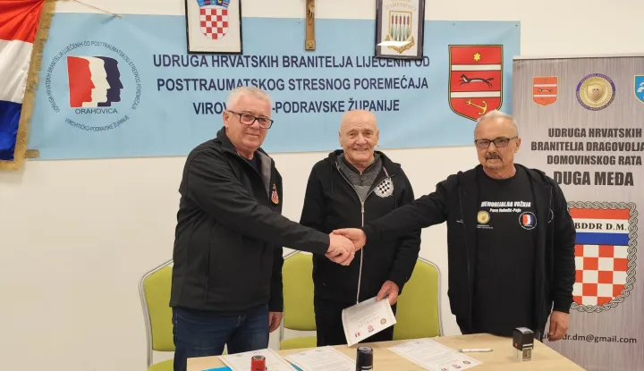 Potpisana povelja prijateljstva braniteljskih udruga