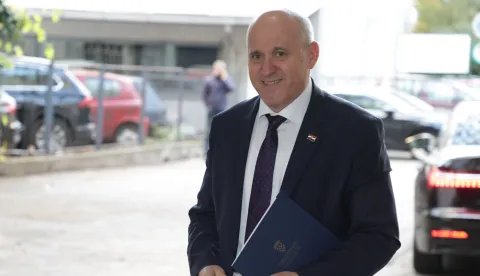 Zagreb, 03.11.2025.- Zajednička sjednica Predsjedništva i Nacionalnog odbora HDZ-a. Na fotografiji Branko Bačić.foto HINA/ Admir BULJUBAŠIĆ/ abu