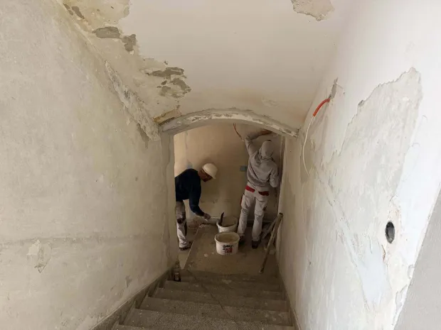 zavr&scaron;na faza obnove Galerije Slavko Kopač Vinkovci, studeni 2025.