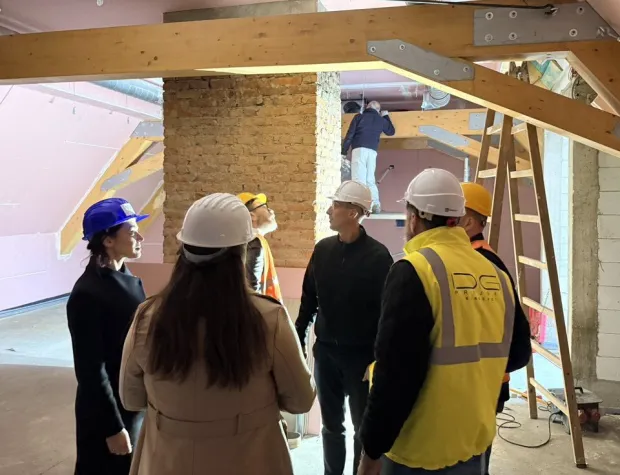 zavr&scaron;na faza obnove Galerije Slavko Kopač Vinkovci, studeni 2025.