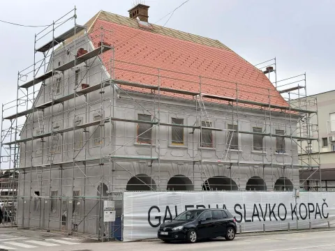 zavr&scaron;na faza obnove Galerije Slavko Kopač Vinkovci, studeni 2025.