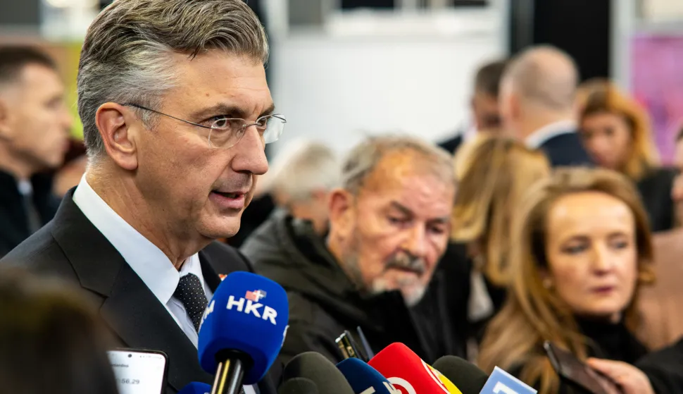 11.11.2025., Zagrebacki velesajam, Zagreb - Andrej Plenkovic na Interliberu. Photo: Luka Antunac/PIXSELL