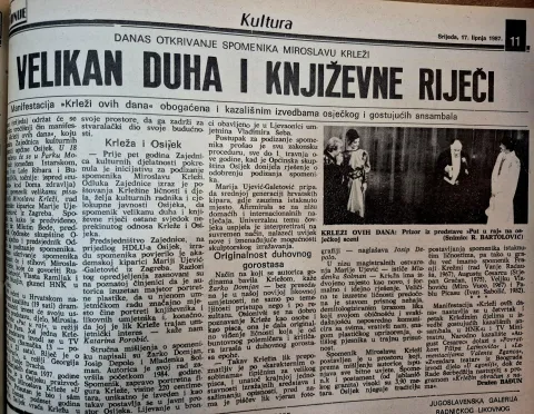 Picasso prvi u Europi, Krleža prvi u HrvatskojOsamdesete su bile godine...